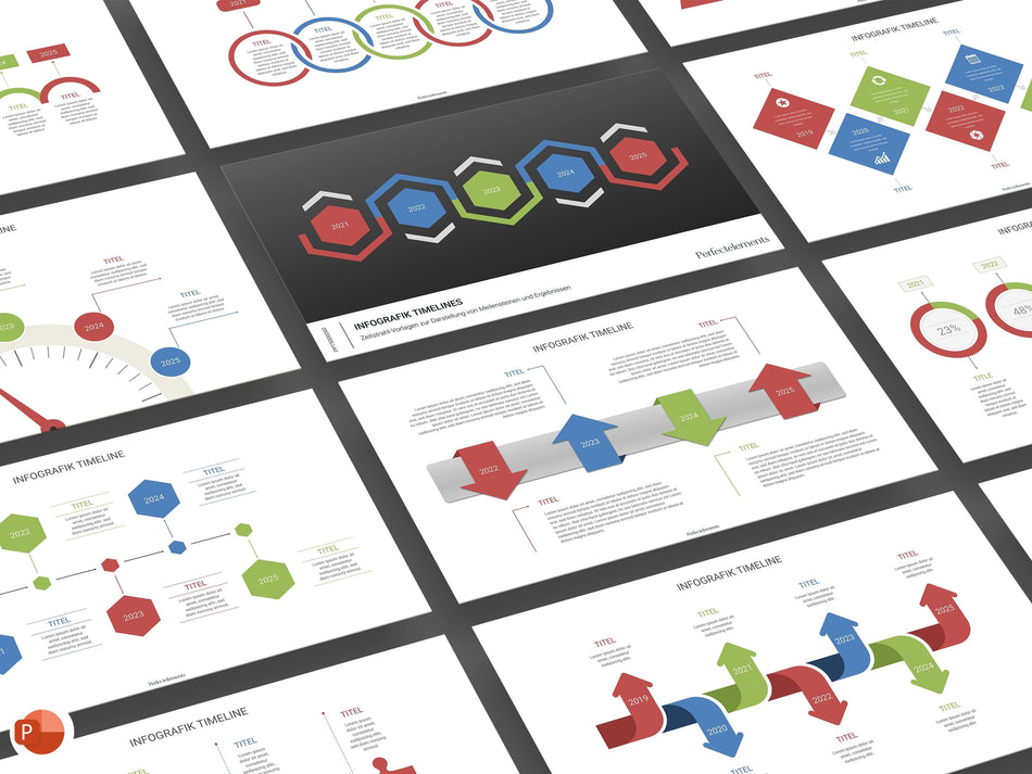 PowerPoint: Infografik Timelines