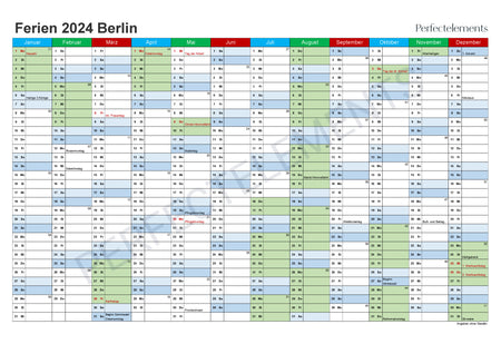 Jahreskalender 2024 im PDF-Format (Bundesland Berlin)